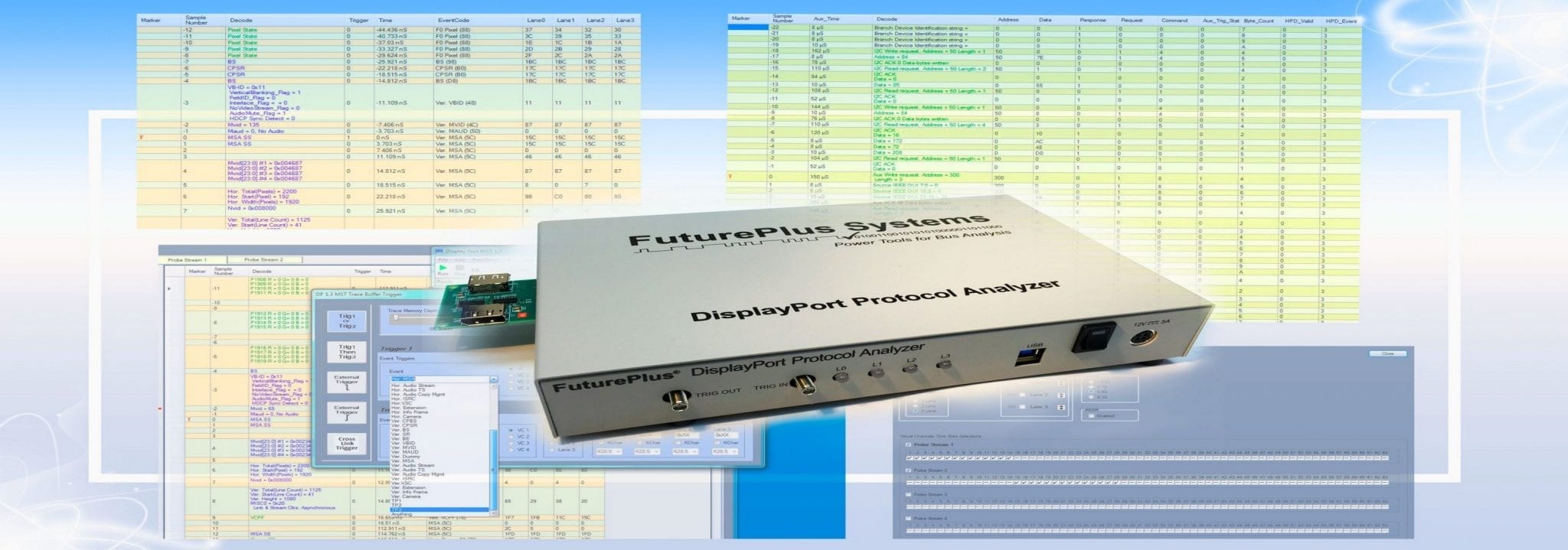 DisplayPort プロトコルアナライザ