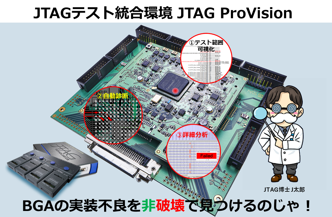JTAGテスト統合環境JTAG ProVision