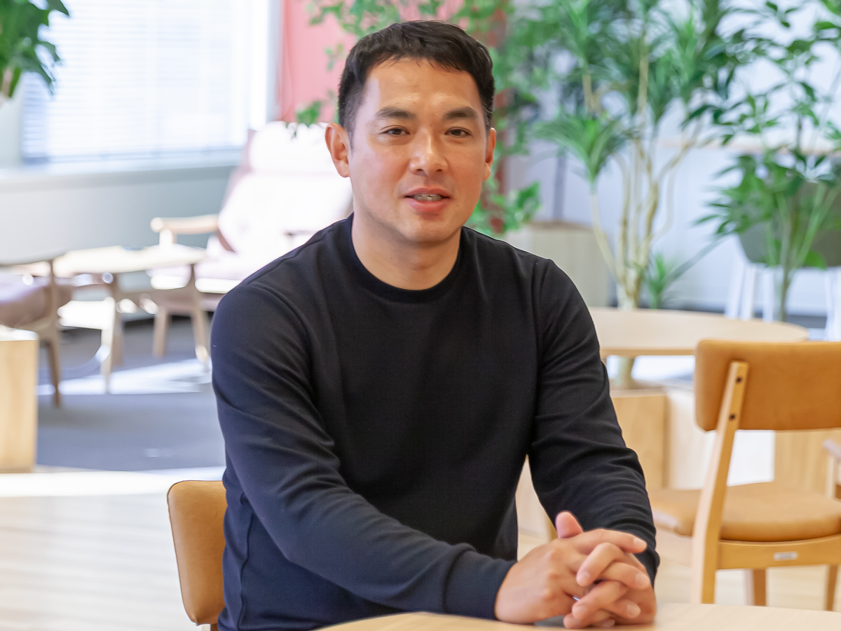 代表取締役社長の近影