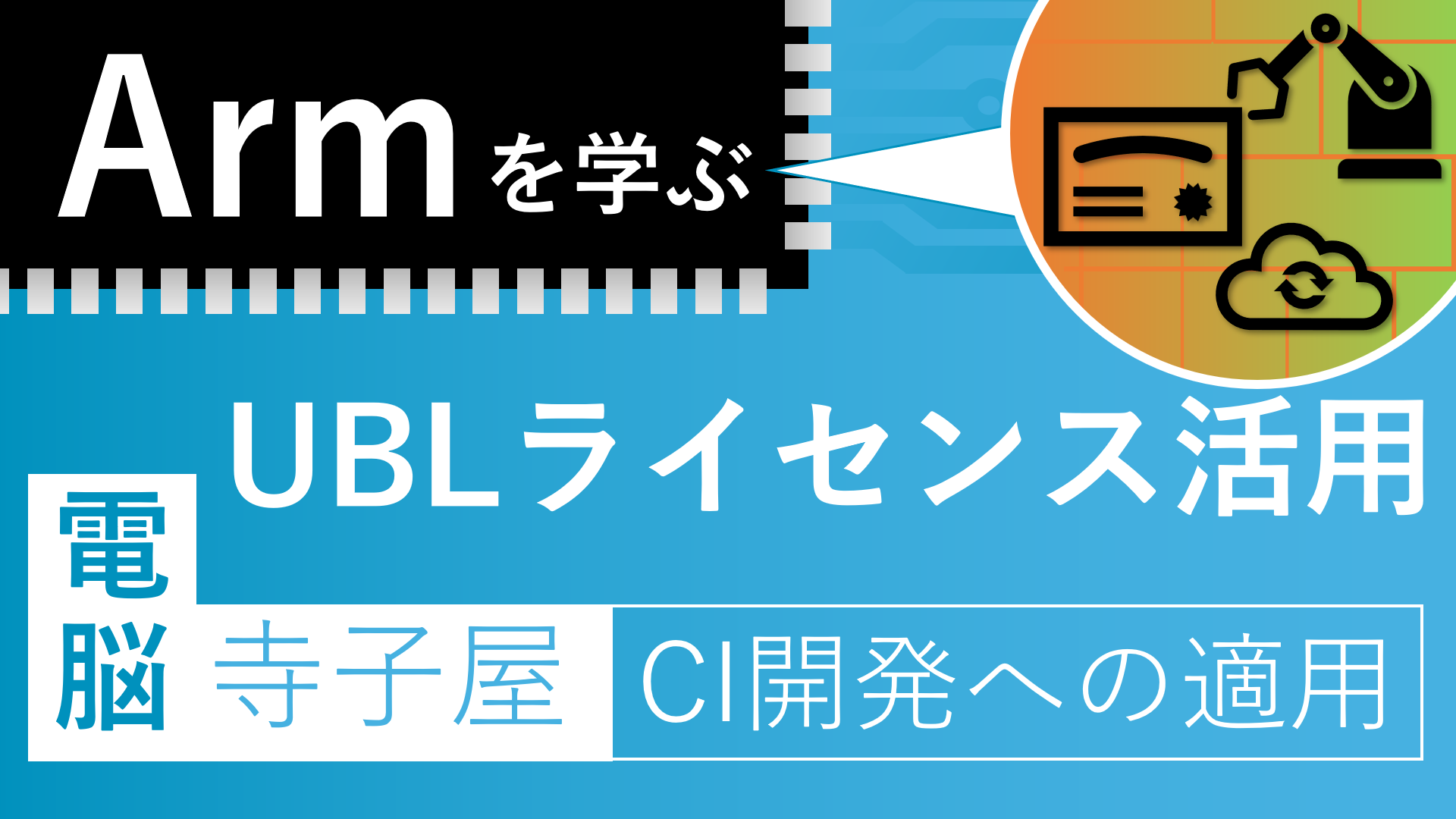 UBLライセンスの活用 CI開発への適用
