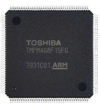 東芝マイコン「TMPM4G9F15FG」